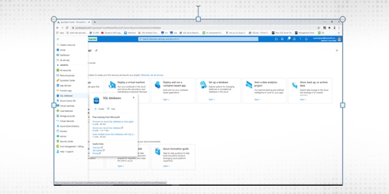 SQL in Azure Database Service