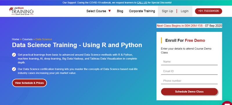 Data science certification training