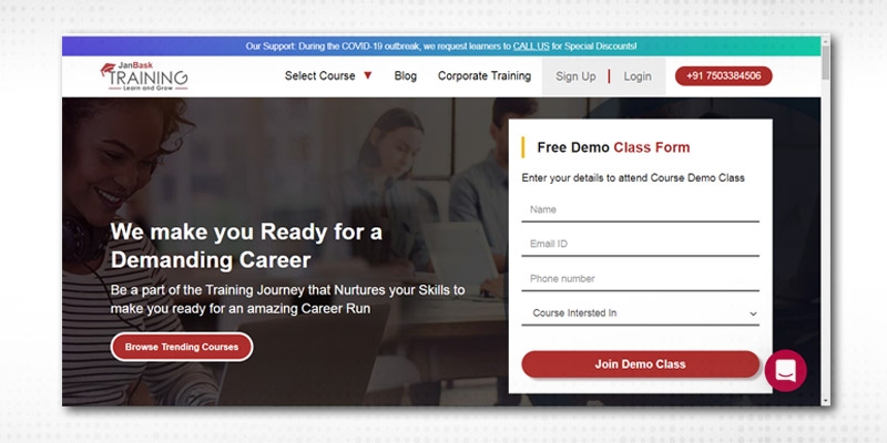 Take a free career overview counseling & demo class