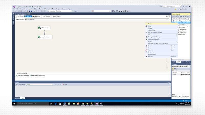 SSIS Catalogue database