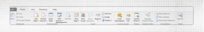 Open the Power BI desktop application.