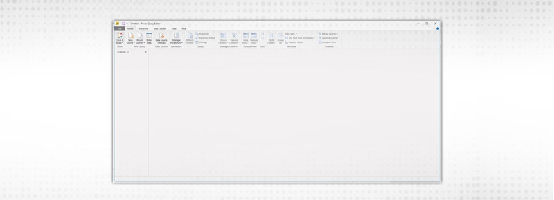 Open the Power BI desktop application.
