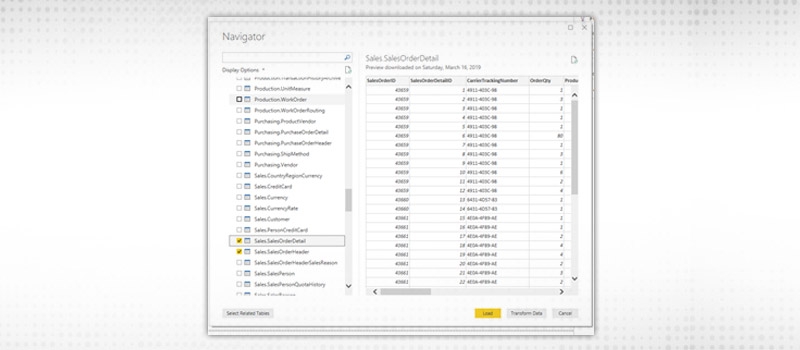 Power Bi query editor