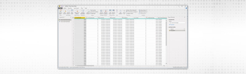 Power Bi query editor