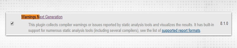 Jenkins Code Analysis