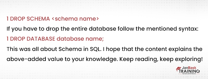 SQL Schema | A Programming Language to Ease your Work