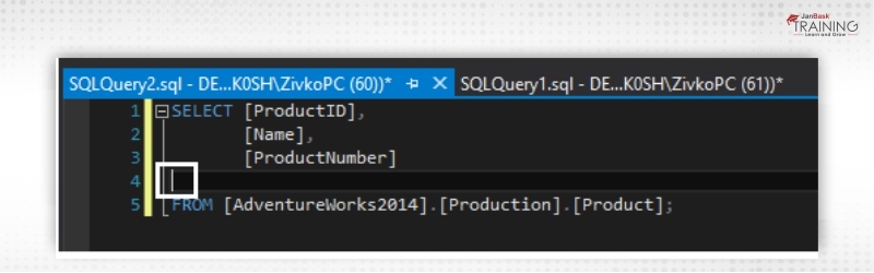 How to indent the code using SQL Formatter?